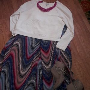 ❣Skirt with blue and pink pattern❣